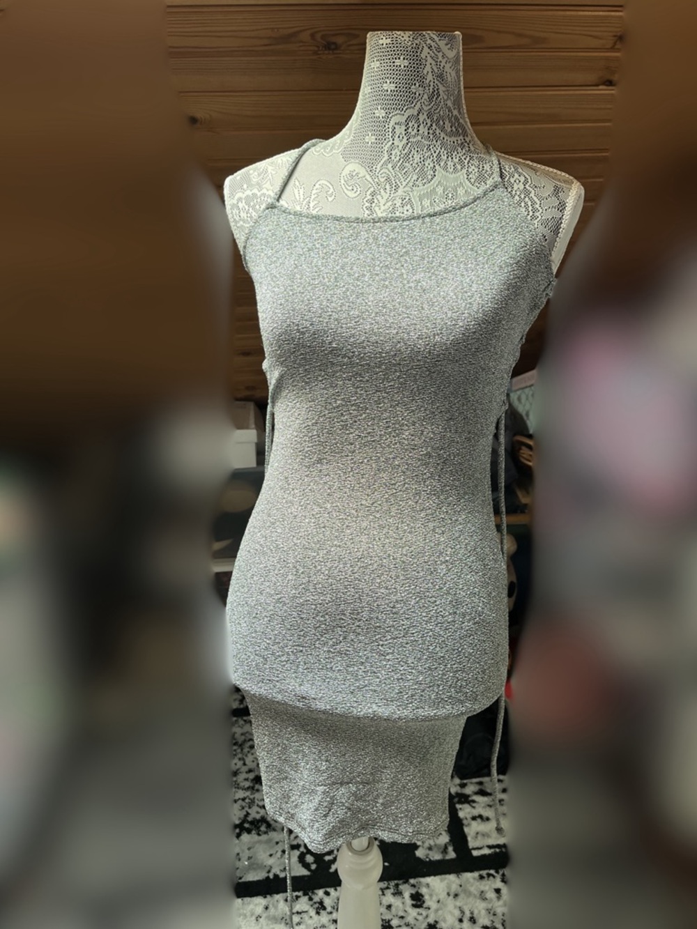 Metallic Mini Dress S